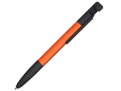 OA2003021816 Ручка-стилус металлическая шариковая многофункциональная (6 функций) Multy, оранжевый