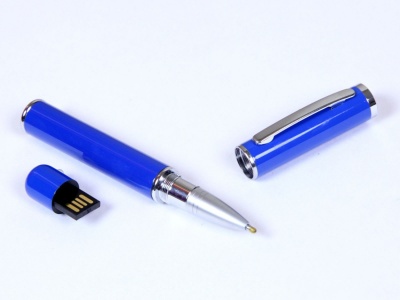 OA2102093563 USB-флешка на 8 Гб в виде ручки с мини чипом, синий