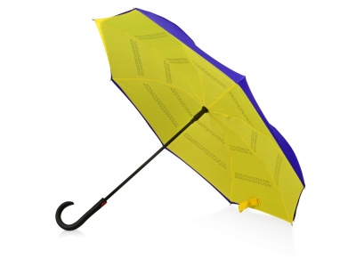 OA2003024131 Зонт-трость наоборот Inversa, полуавтомат, темно-синий/желтый