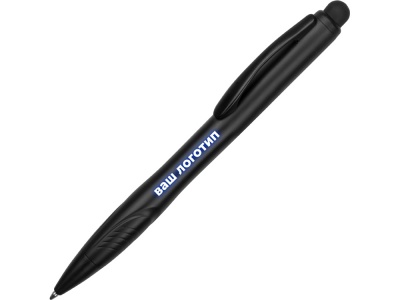 OA2003022599 Ручка-стилус шариковая Light, черная с синей подсветкой