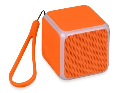 OA210209388 Портативная колонка Cube с подсветкой, оранжевый