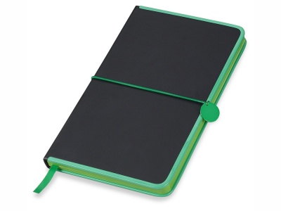 OA170122492 Lettertone. Блокнот Color Rim, черный/зеленый. Lettertone