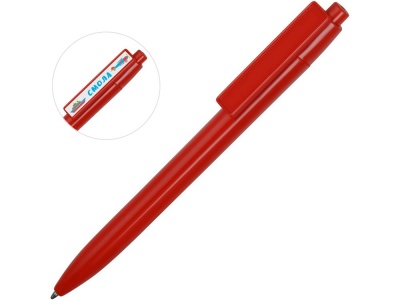 OA2003021700 Ручка пластиковая шариковая Mastic под полимерную наклейку, красный