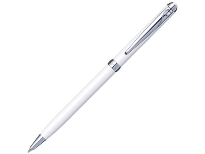 OA2003024232 Pierre Cardin Slim. Ручка шариковая Pierre Cardin SLIM с поворотным механизмом, белый/серебро