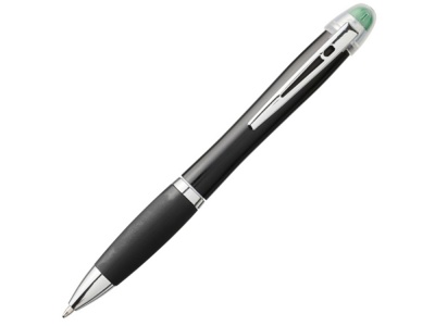 OA2003028864 Светящаяся шариковая ручка Nash со светящимся черным корпусом и рукояткой, зеленый