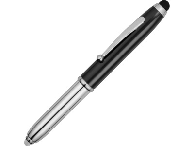 OA15094103 Ручка-стилус шариковая Xenon, черный/серебристый, синие чернила