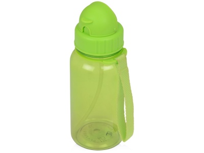 OA2003024615 Бутылка для воды со складной соломинкой Kidz 500 мл, зеленое яблоко