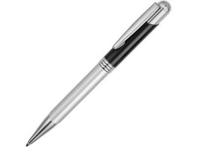 OA72B-BLK52 Ручка шариковая Мичиган, серебристый/черный