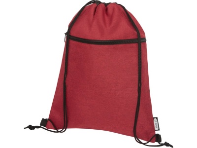 OA2102094927 Рюкзак со шнурком Ross из переработанного ПЭТ, heather dark red