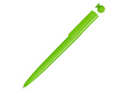 OA2003028154 Uma. Ручка шариковая пластиковая RECYCLED PET PEN switch, синий, 1 мм, зеленое яблоко