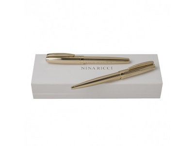 OA200302703 Nina Ricci. Подарочный набор Ramage: ручка роллер, ручка шариковая. Nina Ricci, золотистый