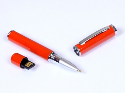 OA2102093564 USB-флешка на 8 Гб в виде ручки с мини чипом, оранжевый