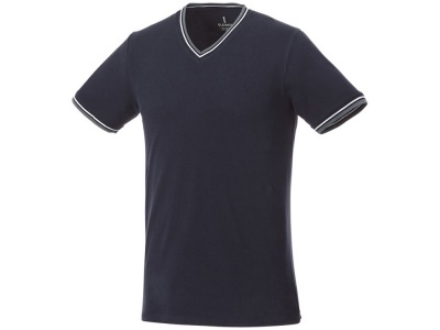 OA2003026053 Elevate. Мужская футболка Elbert с коротким рукавом, темно-синий/серый меланж/белый