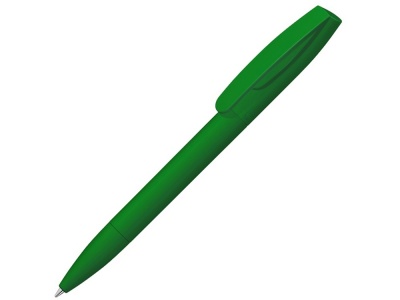 OA2102093921 Uma. Шариковая ручка Coral Gum  с прорезиненным soft-touch корпусом и клипом., зеленый