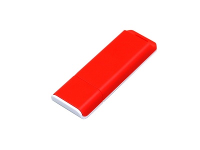 OA2003025045 Флешка прямоугольной формы, оригинальный дизайн, двухцветный корпус, 32 Гб, красный/белый