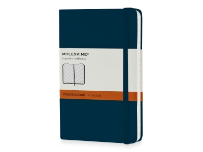 OA170122557 Moleskine. Записная книжка Moleskine Classic (в линейку) в твердой обложке, Pocket (9x14см), голубой сапфир