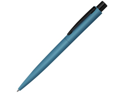 OA210209533 Uma. Ручка шариковая металлическая LUMOS M soft-touch, голубой/черный