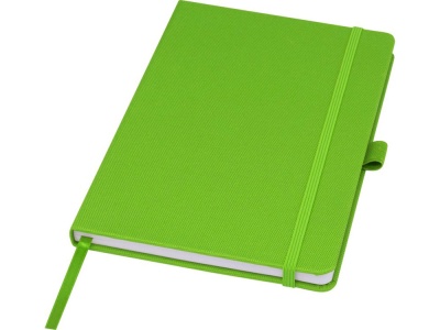 OA2102096227 Marksman. Блокнот Honua форматом A5 из переработанной бумаги с обложкой из переработанного ПЭТ, зеленый лайм