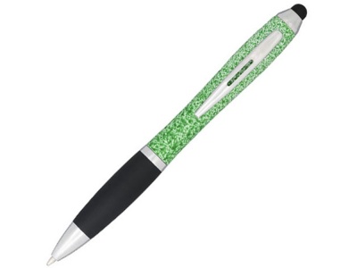 OA2003024801 Крапчатая шариковая ручка Nash со стилусом, зеленый