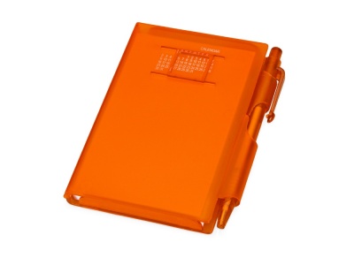 OA20030260 Записная книжка Альманах с ручкой, оранжевый