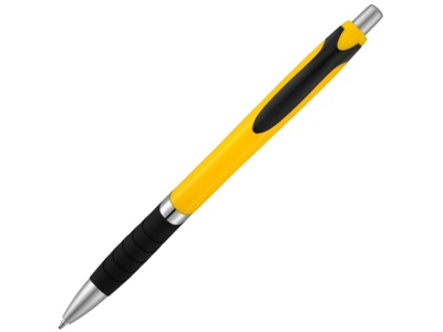 OA210209172 Однотонная шариковая ручка Turbo с резиновой накладкой, желтый