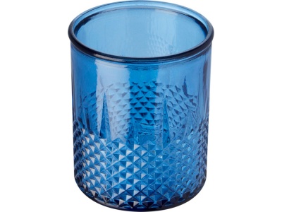 OA2102096272 Authentic. Подставка для чайной свечи из переработанного стекла Estrel, синий прозрачный