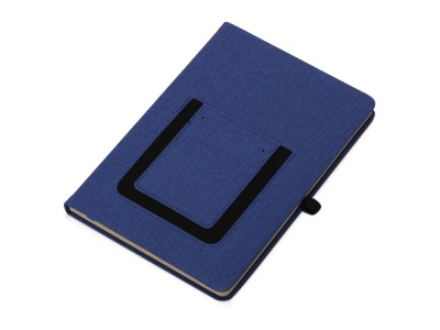 OA210209844 Блокнот Pocket 140*205 мм с карманом для телефона, синий