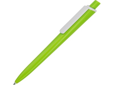 OA2003022595 Ручка пластиковая трехгранная шариковая Lateen, зеленое яблоко/белый