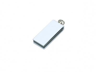 OA2003025413 Флешка с мини чипом, минимальный размер, цветной  корпус, 64 Гб, белый