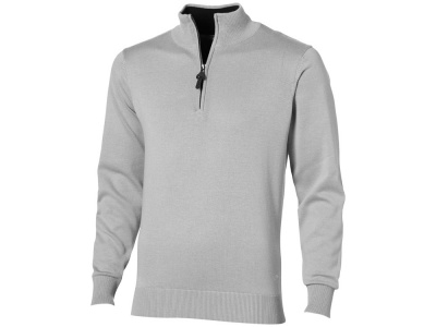 OA90TX-BLK24S Slazenger. Пуловер Set с застежкой на четверть длины, серый/черный
