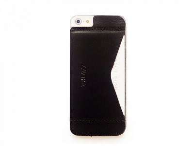 OA1701221628 ZAVTRA. Кошелек-накладка на iPhone 5/5s и SE, черный