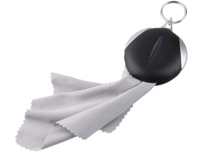 OA85POS-BLK19 Брелок с салфеткой Clear-o, черный