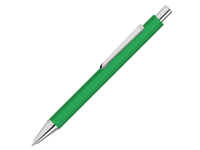 OA2102095138 Uma. Ручка шариковая металлическая Pyra soft-touch с зеркальной гравировкой, зеленый