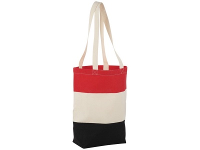 OA1701222181 Хлопковая сумка Colour Block, красный/бежевый/черный