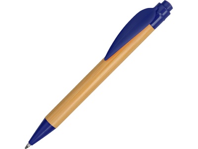 OA4B-98 Ручка шариковая Листок, бамбук/синий