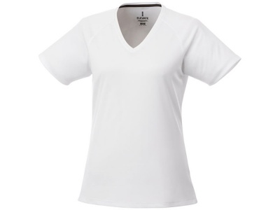OA2003026596 Elevate. Модная женская футболка Amery  с коротким рукавом и V-образным вырезом, белый