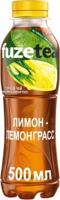MP200412902 Чай FUSETEA холодный черный лимон-лемонграсс, 0,5 л