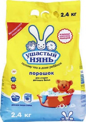 MP200412452 Стиральный порошок УШАСТЫЙ НЯНЬ Автомат, 2,4кг