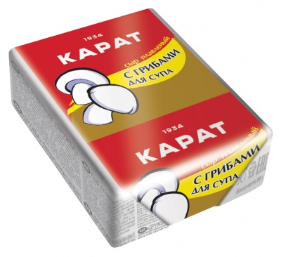 MP200412103 Сыр плавленый КАРАТ с грибами для супа, 90 г
