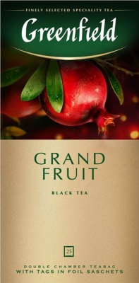 MP2004121157 Чай черный Grand Fruit в пакетиках GREENFIELD, 25х1,5 г