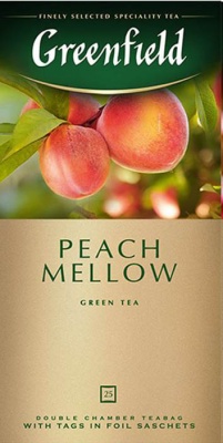 MP2004121155 Чай зеленый Peach Mellow GREENFIELD, 25х1,8 г