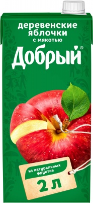 MP200412986 Нектар ДОБРЫЙ Деревенские яблочки, 2л