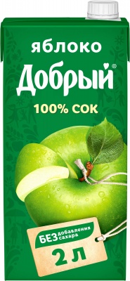 MP200412959 Сок ДОБРЫЙ Яблоко, 2л