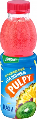 MP2004121030 Сокосодержащий напиток PULPY Тропический вкус, 0,45л