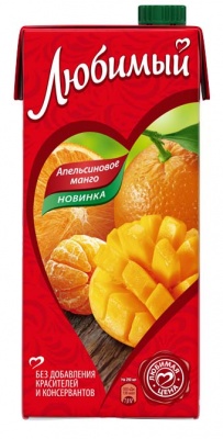 MP2004121044 Напиток ЛЮБИМЫЙ, апельсин-манго, 0,95 л