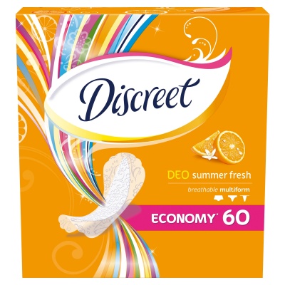 MP200412720 Прокладки ежедневные DISCREET Deo Summer Fresh, 60шт