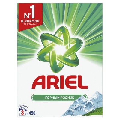 MP200412459 Стиральный порошок ARIEL Горный родник автомат, 450г