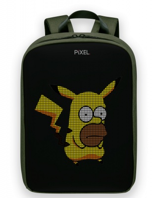 PL1911272 PIXEL Pixel PLUS. Рюкзак с LED-Дисплеем Pixel PLUS, цвет темно-зеленый