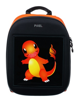 PL2107286 PIXEL Pixel ONE. Рюкзак с LED-дисплеем PIXEL ONE - ORANGE (оранжевый) обновленная модель 