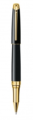 CA1R-BLK31 Carandache Leman. Ручка роллер Carandache Leman Ebony  black lacquered GP подар.кор.